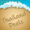 Thailand Deals Shows Thai Holidays 3d Illustration