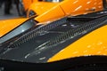 Thailand - Dec , 2018 : close up back of McLaren 720S super sports car presented in motor expo Nonthaburi Thailand