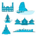 Thailand famous landmarks