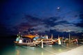 Thailand Fishing Boats at Night