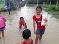 Thailand flood Royalty Free Stock Photo