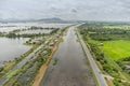 Thailand floods, Natural Disaster Royalty Free Stock Photo