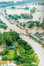 Thailand floods, Natural Disaster Royalty Free Stock Photo