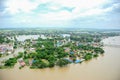 Thailand floods, Natural Disaster Royalty Free Stock Photo