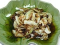 Thailand food, Cabbage fried with fish sauce