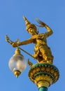 Thailand golden angel statue.