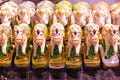 Thailand horse doll amulet decoration on background