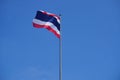 Thailand international flag on top of the pole