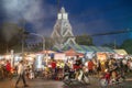 THAILAND ISAN PHIMAI CLOCK TOWER STREETMARKET