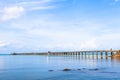 Thailand Koh seaside pier Royalty Free Stock Photo