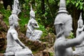 Thailand. Magic Secret Buddha Garden Statues In Samui. Travel, T