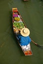 Thailand Markets Longboat Royalty Free Stock Photo