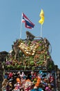 Thailand Monkey Party ( Thailand Monkey Buffet ) Royalty Free Stock Photo