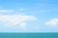 Thailand ocean - beautiful seascape sea horizon Royalty Free Stock Photo