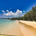 Thailand - Ocean view with Kayaks Royalty Free Stock Photo