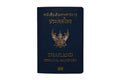 Thailand Official Passport Isolated on White