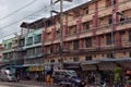 Thailand, Pattaya, 25,06,2017 Streets of Pattaya with a huge number of electrical wires