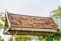 Thailand pattern roof, Old roof