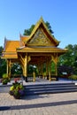 Thailand Pavillion in the Olbrich Garden during the summer (Building close up)