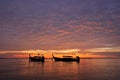 Thailand. Phi Phi island. Magic sunrise landscape