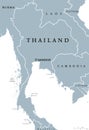 Thailand political map