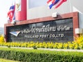 Thailand Post company Chaengwattana BANGKOK THAILAND-25 DECEMBER 2018:Thailand Post Office Which is processed from Communication