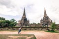 Thailand`s Temple - Old pagoda at Wat Phra Sri Sanphet, Ayutthaya Historical Park, Thailand