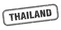 Thailand stamp. Thailand grunge isolated sign.