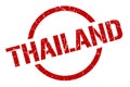 Thailand stamp. Thailand grunge round isolated sign.