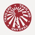 Thailand stamp.