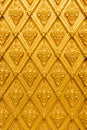 Thailand striped golden wall