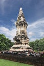 Thailand stupa in Yasothon province of landmark,Temple in archeology have local name is Wat Thung Sadao.