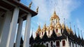 Thailand temple built of metal.