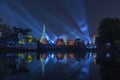 Thailand temple Festival world heritage fair at Wat Mahathat Popular travel province Ayutthaya Thailand Royalty Free Stock Photo