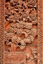 Thailand temples carved doors Royalty Free Stock Photo