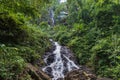 Thailand tropical waterfall - Nam Tok Sai Rung Royalty Free Stock Photo