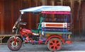 Thailand tuk tuk.traditional motorized vehicles Royalty Free Stock Photo