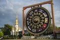 THAILAND UBON RATCHATHANI KHONG CHIAM WAT THAM KHUHA SAWAN Royalty Free Stock Photo