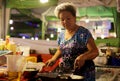 Thailand woman cooking