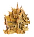 Thailand wood toy house Royalty Free Stock Photo