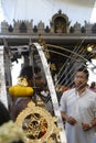 Thaipusam is a Hindu festival where devotees come together for a procession, carrying signs of their devotion and gratitude Royalty Free Stock Photo