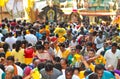 Thaipusam pilgrims and patrons at Batu Cave, Malaysia Royalty Free Stock Photo