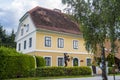 THAL, AUSTRIA - June 27, 2018 - Exterior of Original Birthplace and museum of Arnold Schwarzenegger