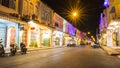 Thalang Road, The old phuket town, Thailand. Royalty Free Stock Photo