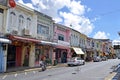 Thalang Road in Phuket Old Town Royalty Free Stock Photo