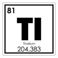 Thallium chemical element