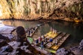 Tham Lod Cave near Pai, in Mae Hong Son, Thailand Royalty Free Stock Photo