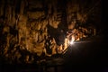 Tham Lod Cave near Pai, in Mae Hong Son, Thailand Royalty Free Stock Photo