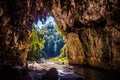 Tham Lod Cave near Pai, in Mae Hong Son, Thailand Royalty Free Stock Photo