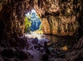 Tham Lod Cave near Pai, in Mae Hong Son, Thailand Royalty Free Stock Photo